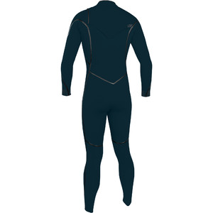 2022 O'Neill Mens Psycho One 4/3mm Chest Zip Wetsuit 5421 - Navy